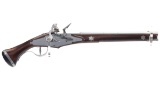 Contemporary Leonard Day Flintlock Pistol with Wheellock