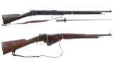 Two French Bolt Action Long Guns