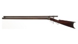 Norman Brockway Attributed Percussion Target Rifle with Scope