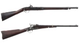 Two U.S. Martial Breech Loading Saddle Ring Carbines