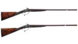 Pair Boss & Co. Rotary Underlever Shotguns