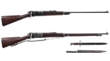 Two U.S. Model 1898 Krag-Jorgensen Bolt Action Rifles