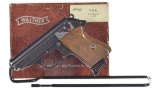 World War II Era German Police Proofed Walther PPK Pistol