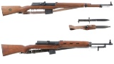 Two Military Semi-Automatic Longarms with Bayonets