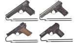 Four European Semi-Automatic Pistols