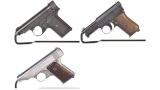 Three European Semi-Automatic Pistols