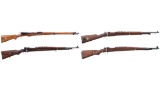 Four European Military Bolt Action Rifles