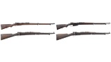 Four European Military Mauser Rifles