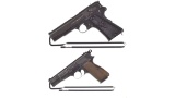 Two German Occupation Semi-Automatic Pistols