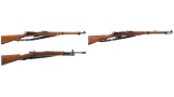 Three European Military Bolt Action Rifles