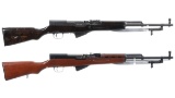 Two Chinese SKS Semi-Automatic Carbines