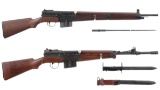 Two French Military Semi-Automatic rifles