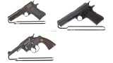 Three U.S. Hand Guns