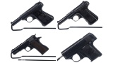 Four Semi-Automatic Pistols