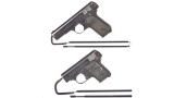 Two Early Colt Semi-Automatic Pistols