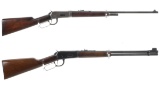 Two Winchester Lever Action Long Guns