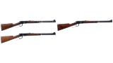 Three Winchester Lever Action Carbines