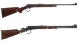 Two Winchester Lever Action Long Arms