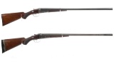 Two Parker Brothers VH Grade Double Barrel Shotguns