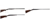 Three American Double Barrel Shotgun