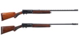 Two Belgian Browning Auto-5 Semi-Automatic Shotguns