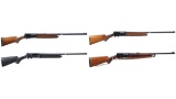 Four Belgian Browning Auto-5 Semi-Automatic Shotguns