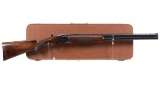 Belgian Browning Lightning Superposed Shotgun with Case