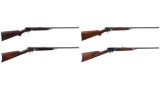 Four Winchester Semi-Automatic Rifles