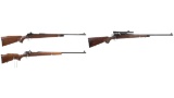 Three Bolt Action Sporting Rifles