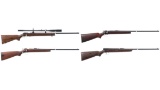 Four Winchester Sporting Rifles