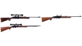 Three Remington Semi-Automatic Rifles