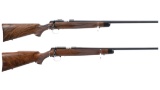 Two Kimber Model 82 Bolt Action Rifles