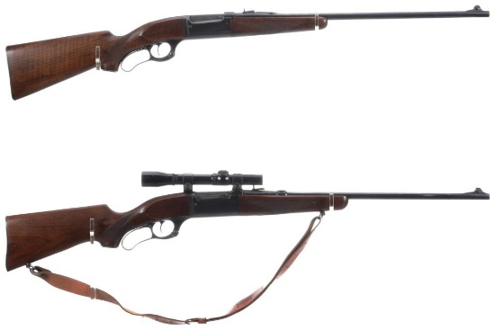 Two Savage Model 99 Lever Action Rifles