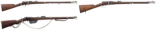 Three Antique European Military Bolt Action Carbines