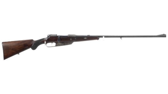 Engraved German Model 1888 Bolt Action Sporting Rifle