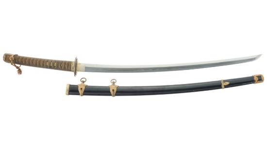 Signed Japanese Naval Pattern Sword