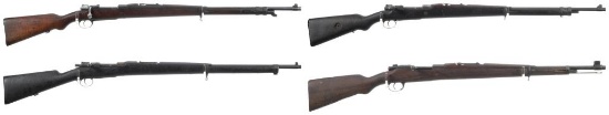 Four Military Bolt Action Rifles
