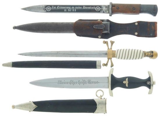 Three Fascist-Style Daggers