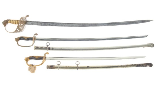 Three Military Swords