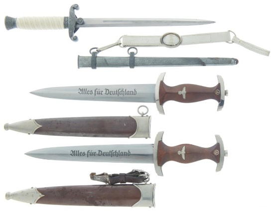 Three German Dress Daggers