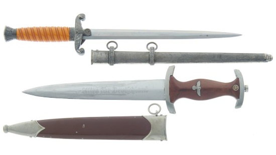 Two German Dress Daggers