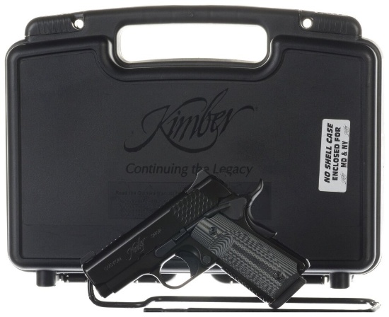 Kimber Custom Shop Super Carry Ultra HD Pistol with Case