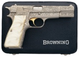 Factory Engraved Belgian Browning Renaissance High Power Pistol