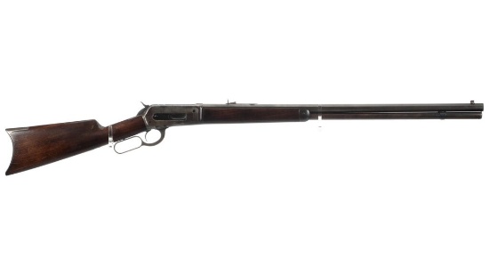 Antique Winchester Model 1886 Lever Action Rifle in .45-70 W.C.F