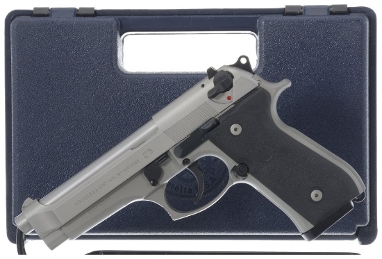 Beretta Model 92FS INOX Semi-Automatic Pistol with Case