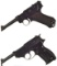 Two German Military Pattern Semi-Automatic Pistols