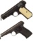 Two American Semi-Automatic Pocket Pistols