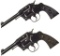Two Colt Army Special Double Action Revolvers