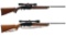 Two Remington model 742 Woodsmaster Semi-Automatic Rifles