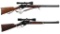 Two Marlin Lever Action Long Guns with Scopes